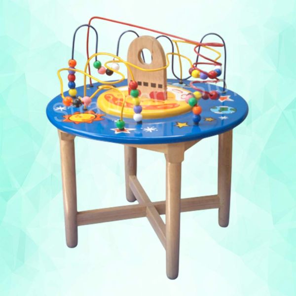 Kids Table Round Shape Wooden High Quality Table for Kids Manufacturers in Delhi