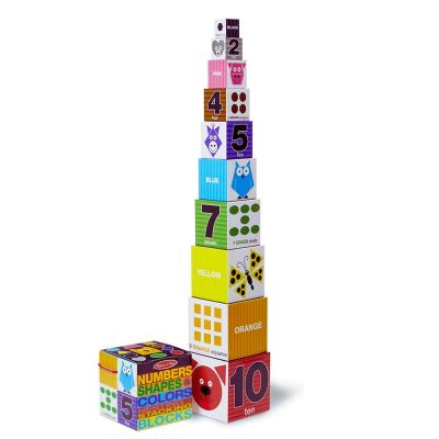 Child Friendly Numbers Shapes Colors Stacking Blocks Tower for Early Learning Manufacturers, Suppliers in Bathinda