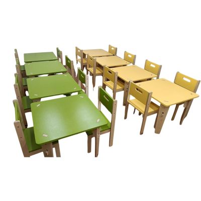Kids Classroom Table and Chair Set for Group or Individual Use Manufacturers, Suppliers in Mapusa
