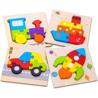 Kids Wooden Vehicle and Object Puzzle Board Educational Toy for Early Learning Manufacturers, Suppliers in Kullu