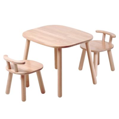 Natural Wooden Kids Study Set with Ergonomic Chairs Manufacturers, Suppliers in Surat