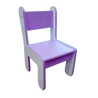 Play School Kids Chair Durable Wooden Purple Primary School Study Chair Manufacturers, Suppliers in Pathankot