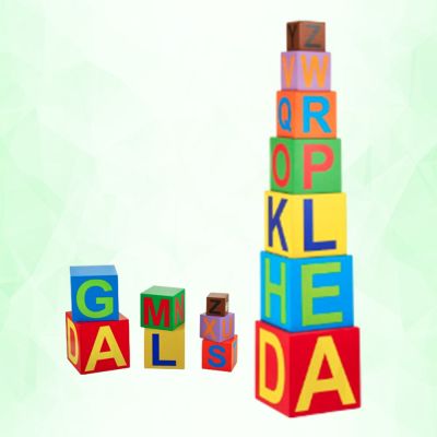 Premium Wooden Alphabet Tower Toy for Kids Learning and Play Manufacturers, Suppliers in Itanagar