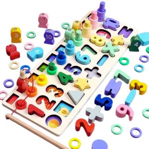 Alphabet Letter Toys for Kids Multicolor Number Shape Colour Learning Puzzle Board Manufacturers in Delhi