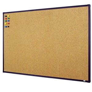 Aluminium Frame Cork Notice Board Rectangular Durable for School Office Use Manufacturers in Delhi