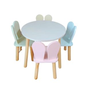 Children Activity Table with Rabbit Ear Chairs Manufacturers in Delhi