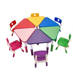 Collaborative Learning Kids Table Set with Rounded Safety Corners Manufacturers in Delhi
