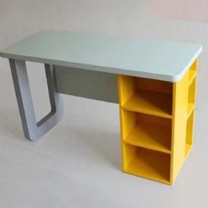 Durable Teacher Table Set with Metal Frame and Wood Finish Manufacturers in Delhi