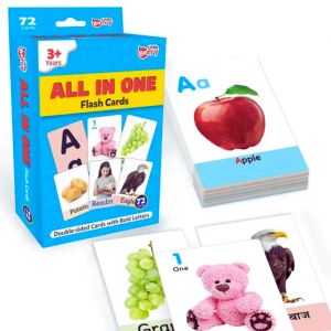 Educational All In One Flash Cards for Kids with Alphabets Numbers and Vocabulary Set Manufacturers in Delhi