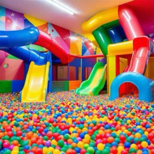 Kids Indoor Play Area Soft Foam Plastic Slides and Ball Pool Manufacturers in Delhi