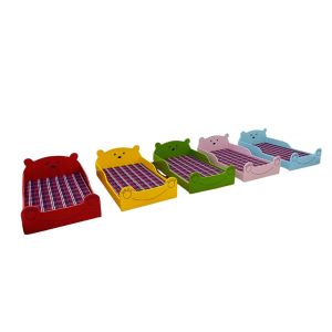 Kids Nap Bed with Bear Headboard and Side Protection Manufacturers in Delhi