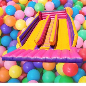 Kids Outdoor Inflatable Slide Multicolor Large Size with Air Blower Carry Bag Manufacturers in Delhi