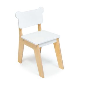 Kids Play School Wooden Chair with Bear Ear Back Support Manufacturers in Delhi