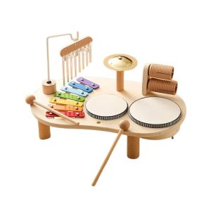 Kids Play Table Kindergarten Toy Natural Wood Multi Color For Early Learning Manufacturers in Delhi