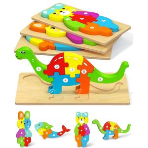 Kids Wooden Animal Number Puzzle Board Set for Early Learning and Play Manufacturers in Delhi