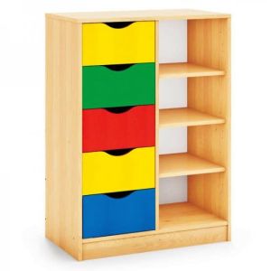 Montessori Classroom Storage Unit with Open Shelving Manufacturers in Delhi