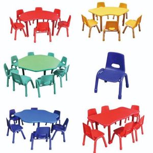 Plastic Modular Table and Chair Set for Classroom Activity Areas Manufacturers in Delhi