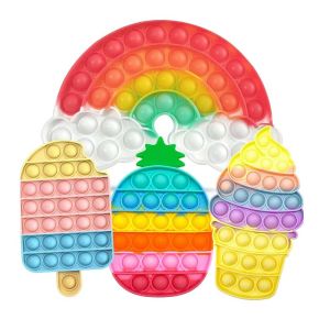 Plastic Multicolor Kids Toy Stress Relief Fun Assorted Shapes Manufacturers in Delhi