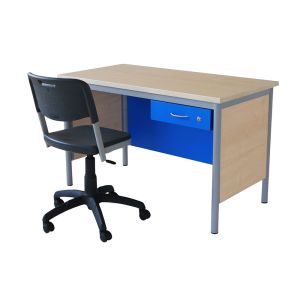 Single Pedestal Teacher Table and Chair Furniture Set Manufacturers in Delhi