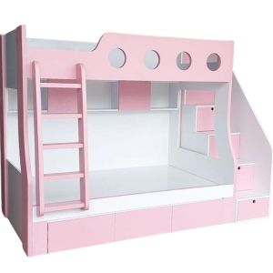 Space Saving Double Bunk Bed with Staircase Storage Manufacturers in Delhi