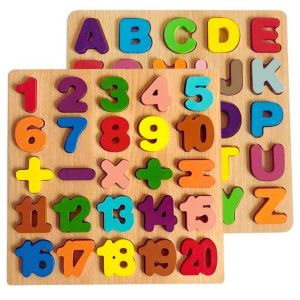 Wooden Alphabet and Number Board for Kids Manufacturers in Delhi