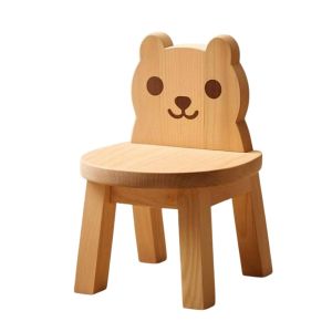 Wooden Play School Chair with Rounded Edges for Kids Room Manufacturers in Delhi