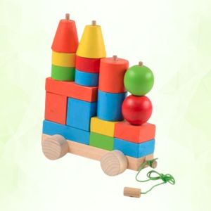 Wooden Toy Train for Kids Multicolor Pine Wood Educational Preschool Toy Manufacturers in Delhi